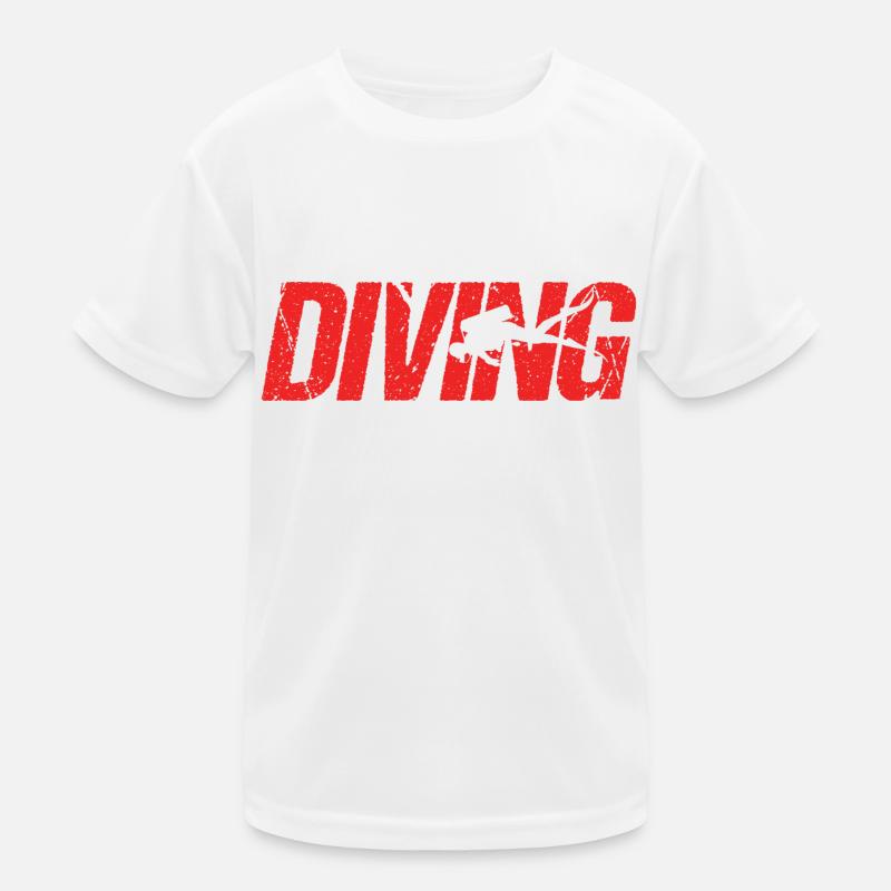 Dive - Diving Diver Gift Kids Functional T-Shirt