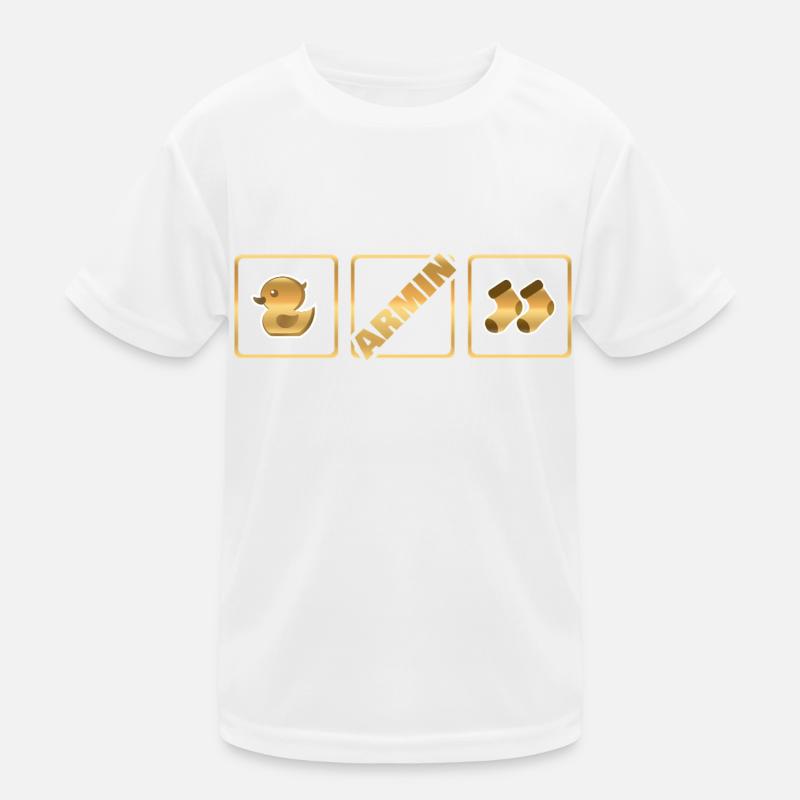 Geburt Armin Kinder Funktions-T-Shirt