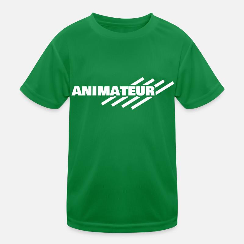 Animateur als Arbeitsplatz Kinder Funktions-T-Shirt