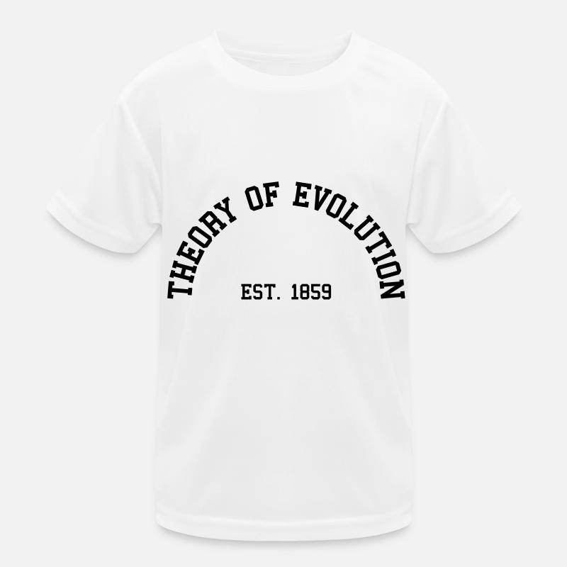 Theorie der Evolution - Est. 1859 (Half-Kreis) Kinder Funktions-T-Shirt