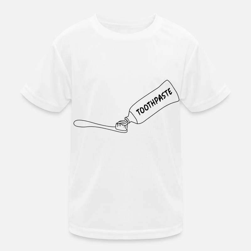 Toothpaste And Toothbrush Kids Functional T-Shirt