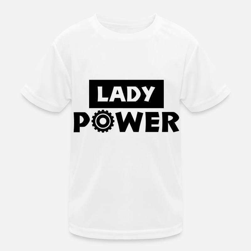 lady power Kids Functional T-Shirt