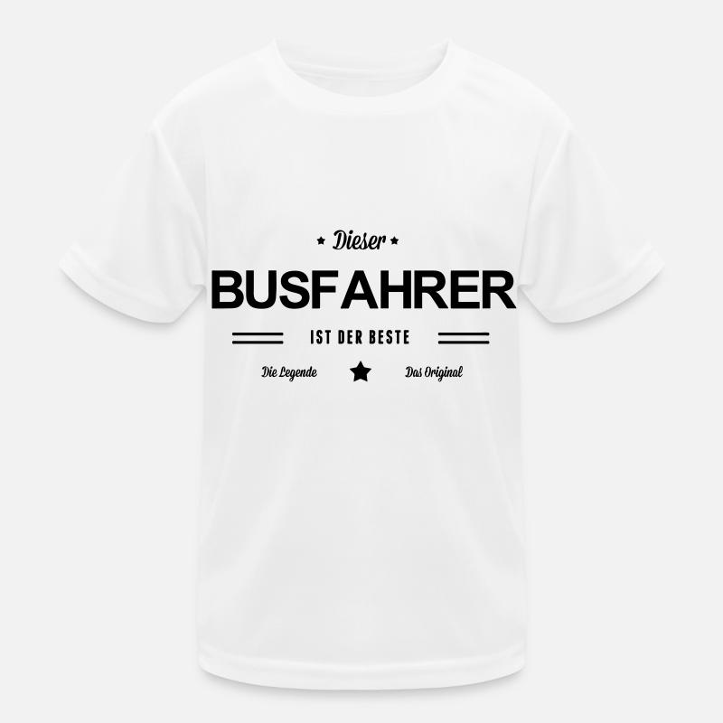 Bester Busfahrer Kinder Funktions-T-Shirt
