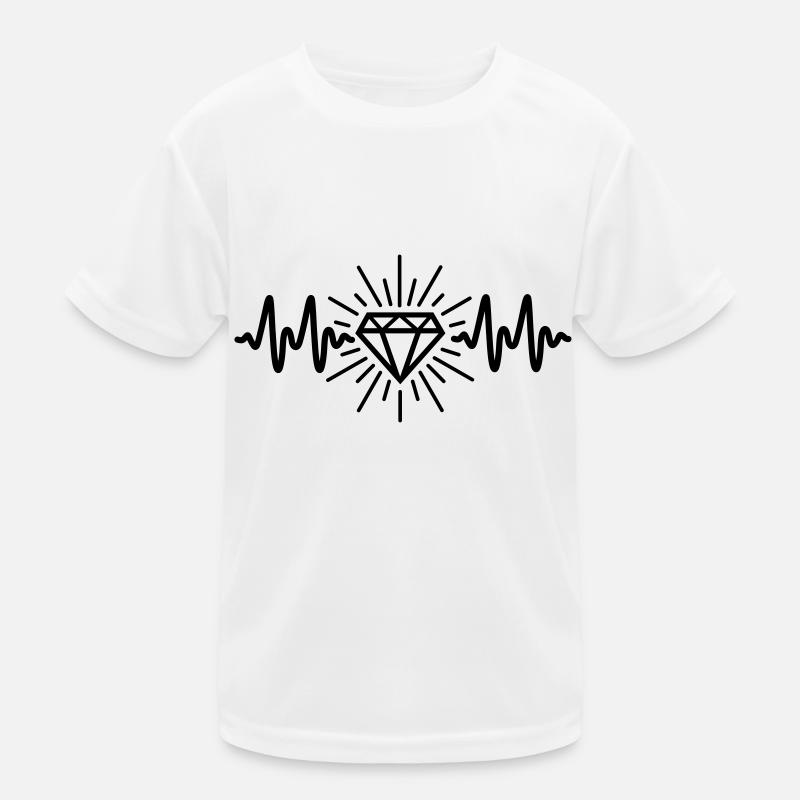 Diamant Kinder Funktions-T-Shirt