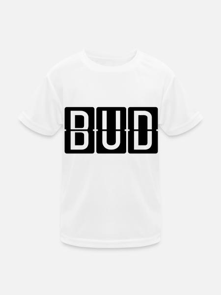 Budapest - Kinder Funktions-T-Shirt - Weiß