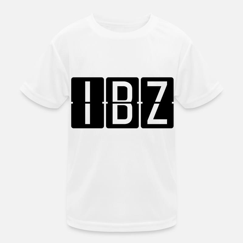 Ibiza - Kids Functional T-Shirt - white