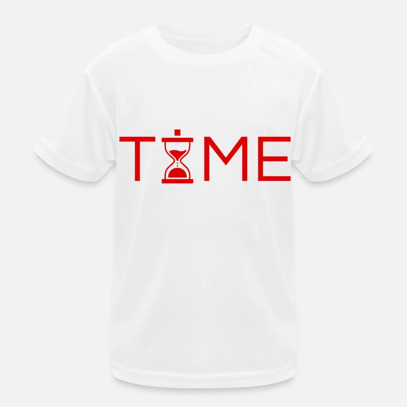 Zeit Zeit Geschenkidee Kinder Funktions-T-Shirt