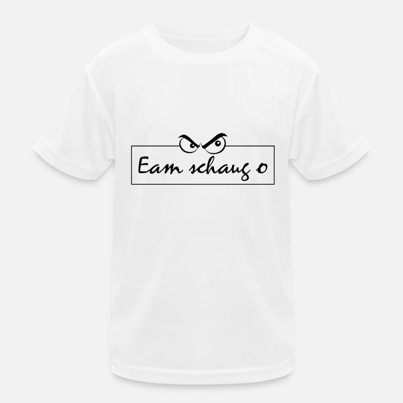 Eam schaug o Kinder Funktions-T-Shirt