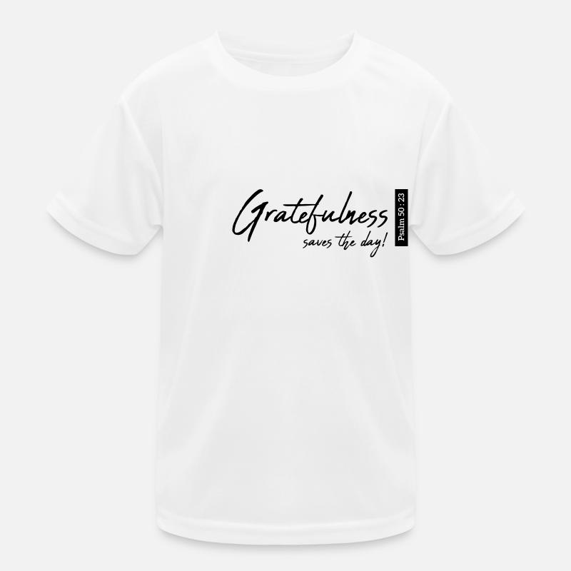 Gratefulness Kinder Funktions-T-Shirt