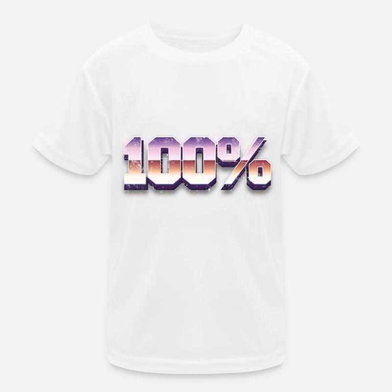 100% Vintage Kinder Funktions-T-Shirt
