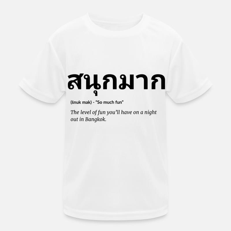 Langue thaïlandaise T-shirt sport Enfant