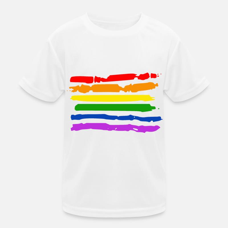 Drapeau de la fierté T-shirt sport Enfant