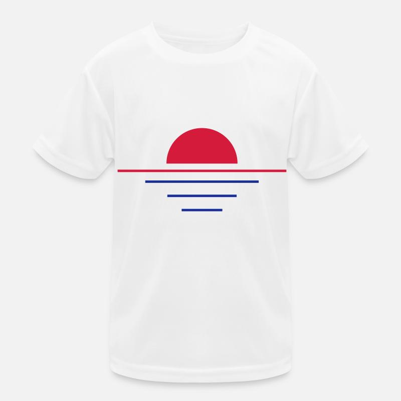 Le coucher du soleil T-shirt sport Enfant
