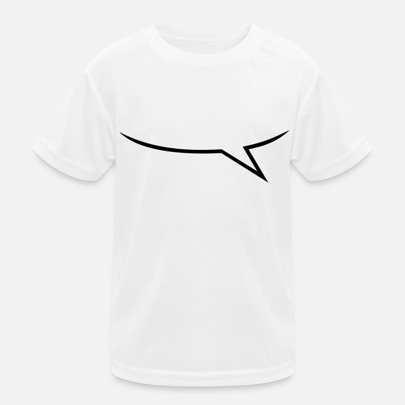 Sprechblase ein Sprecher / one talking balloon Kids Functional T-Shirt