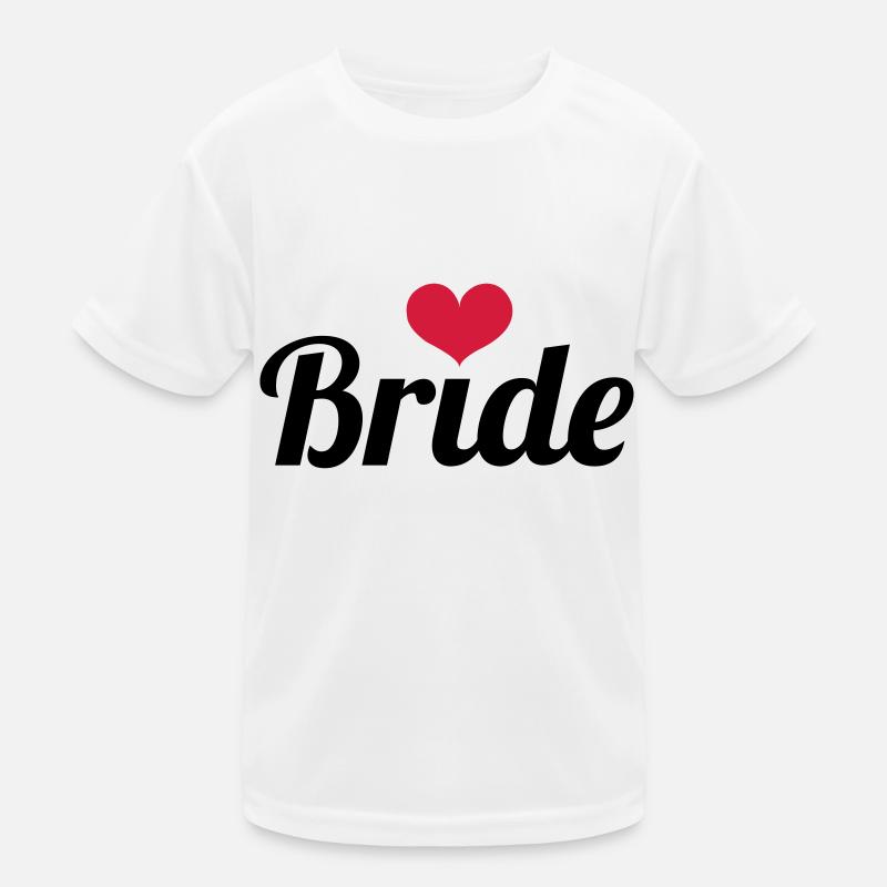 Bride - Wedding Kids Functional T-Shirt