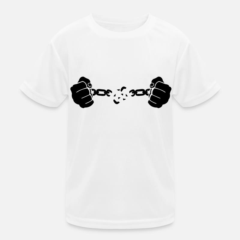 hand_kette_1 Kinder Funktions-T-Shirt