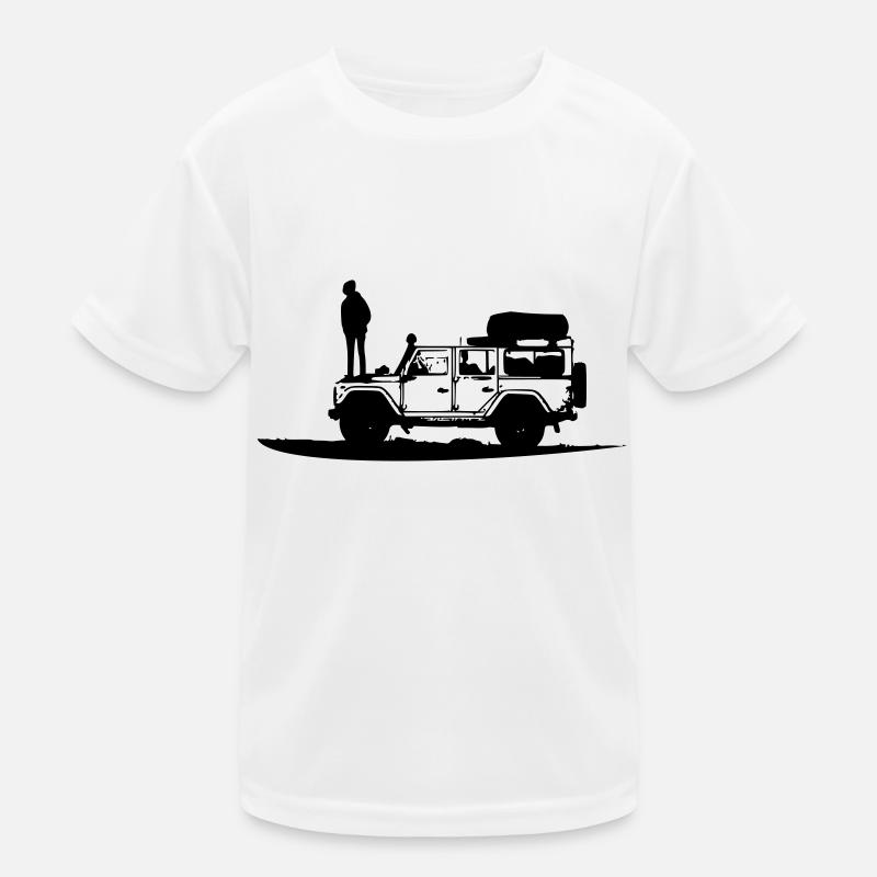 Defender LR - Kinder Funktions-T-Shirt - Weiß