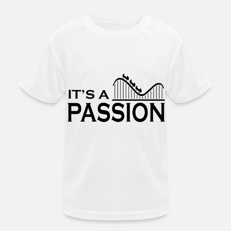 Rollercoaster Achterbahn Kinder Funktions-T-Shirt