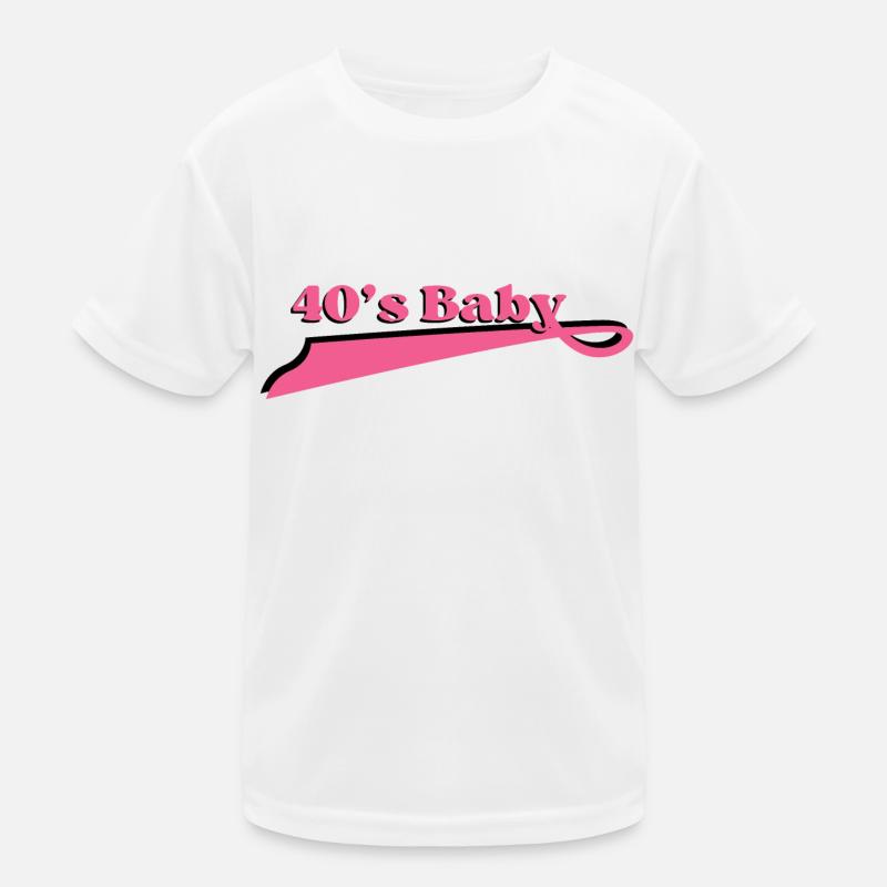 Baby der Jahrgangsstufe 40 Kinder Funktions-T-Shirt