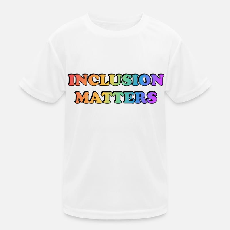 Inclusion Matters Rainbow Kids Functional T-Shirt