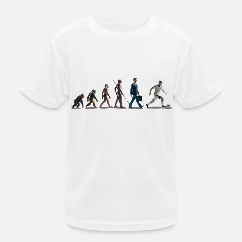 Evolution Fußball 06 2024 Zeichenfläche 1 Kinder Funktions-T-Shirt