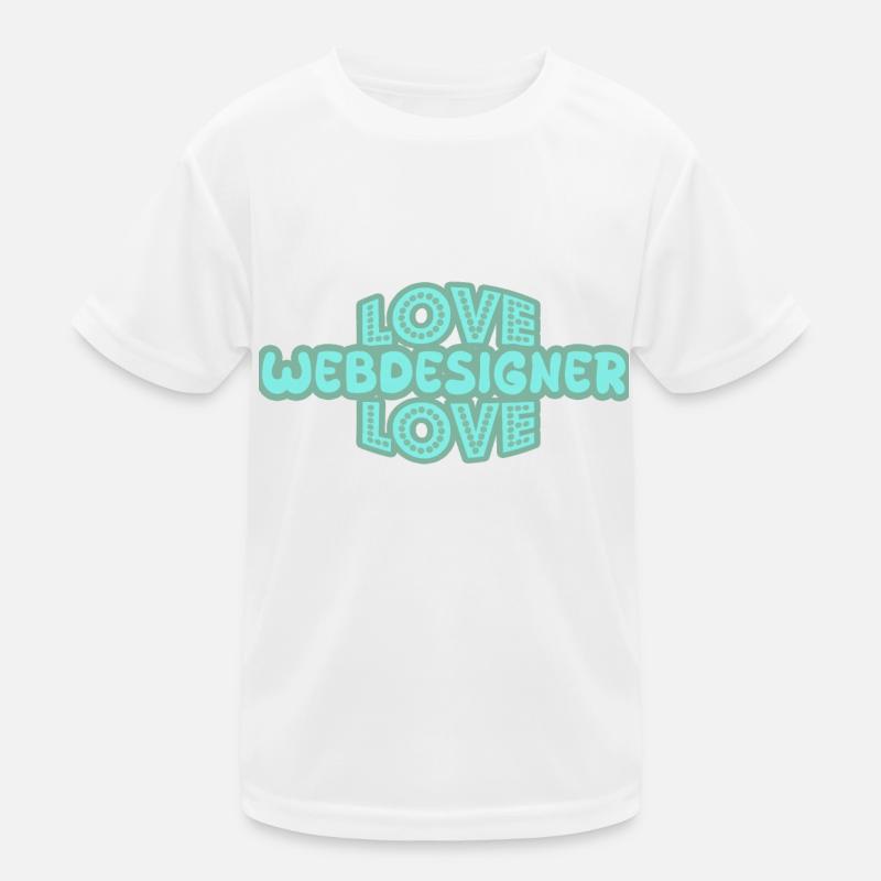 Webdesigner als Spruch Kinder Funktions-T-Shirt