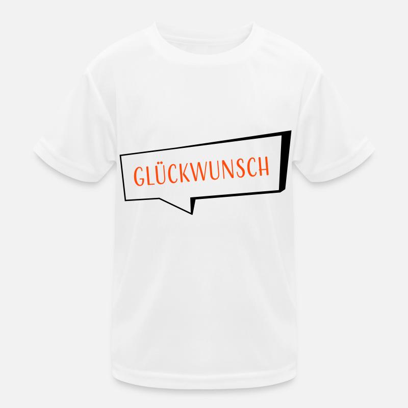 Congratulations two-tone Kids Functional T-Shirt