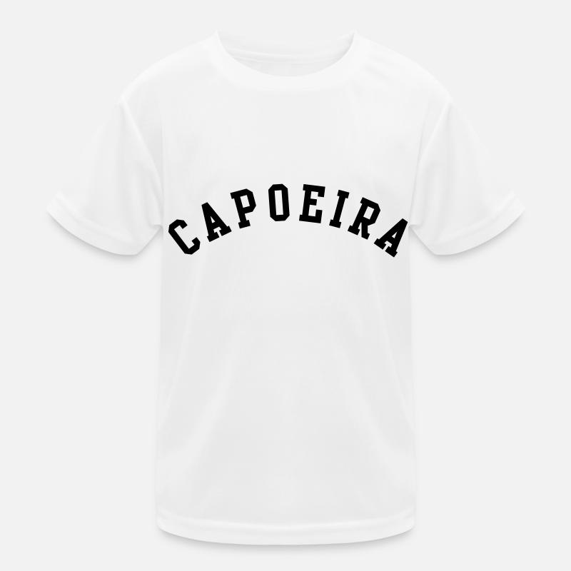 Capoeira Curved Logo Kids Functional T-Shirt