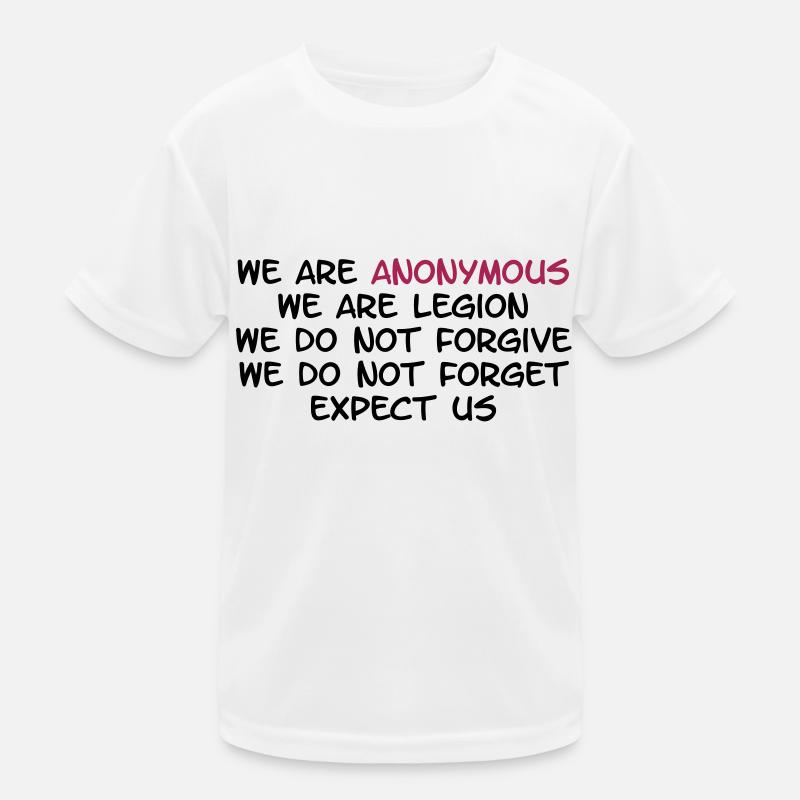 Anonymous Kinder Funktions-T-Shirt