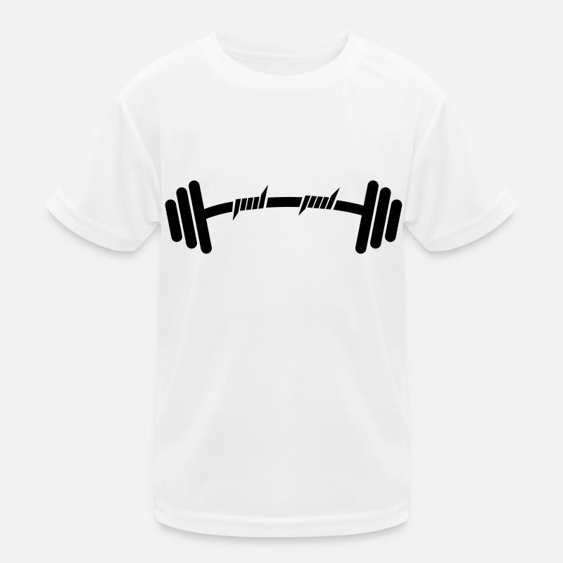 poids bodybuilder T-shirt sport Enfant