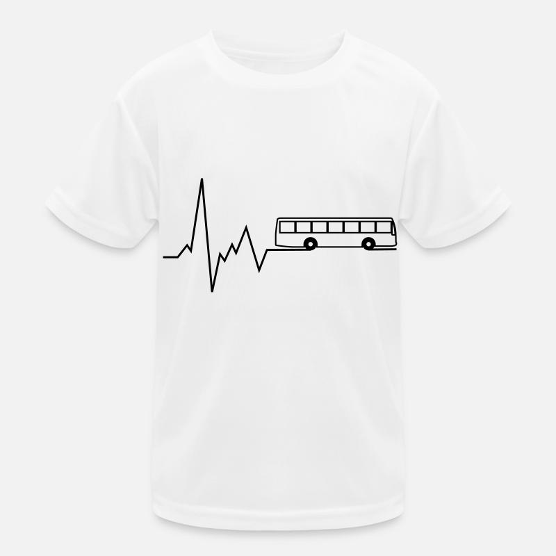 herzschlag bus Kinder Funktions-T-Shirt