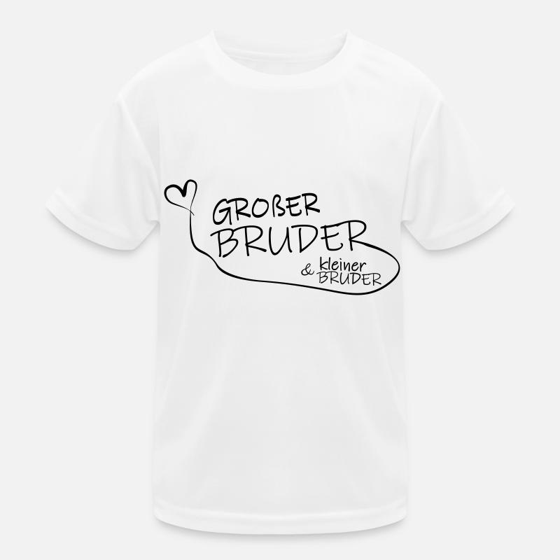 Großer Bruder und kleiner Bruder Kinder Funktions-T-Shirt