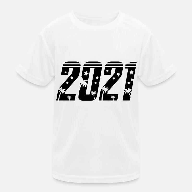 2021 beach palmen Kids Functional T-Shirt