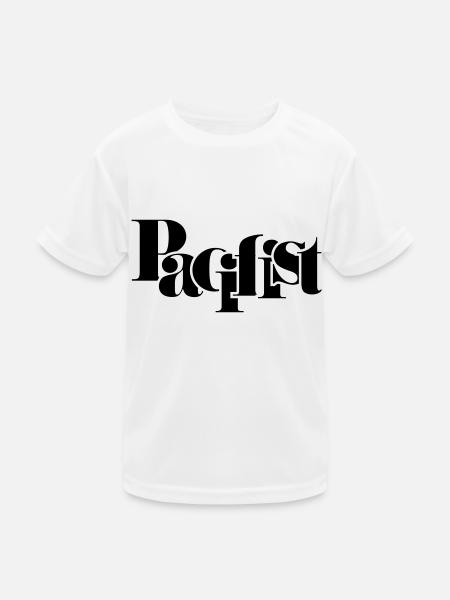 Pacifist - Kids Functional T-Shirt - white - Front