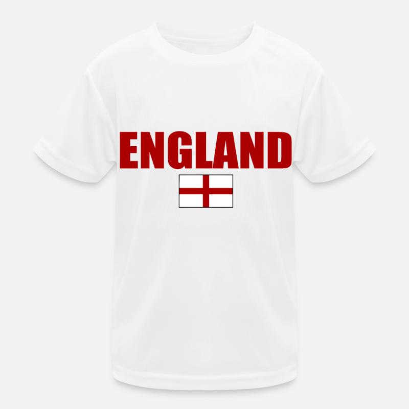 England Kinder Funktions-T-Shirt
