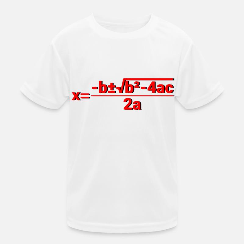 Quadratic Formula for Math class 4 Kids Functional T-Shirt