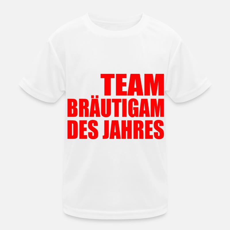 Team bräutigam Kinder Funktions-T-Shirt