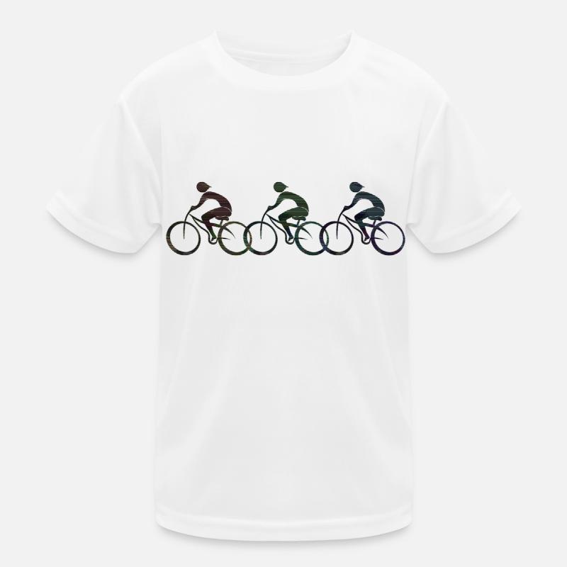 Radfahrer Kinder Funktions-T-Shirt