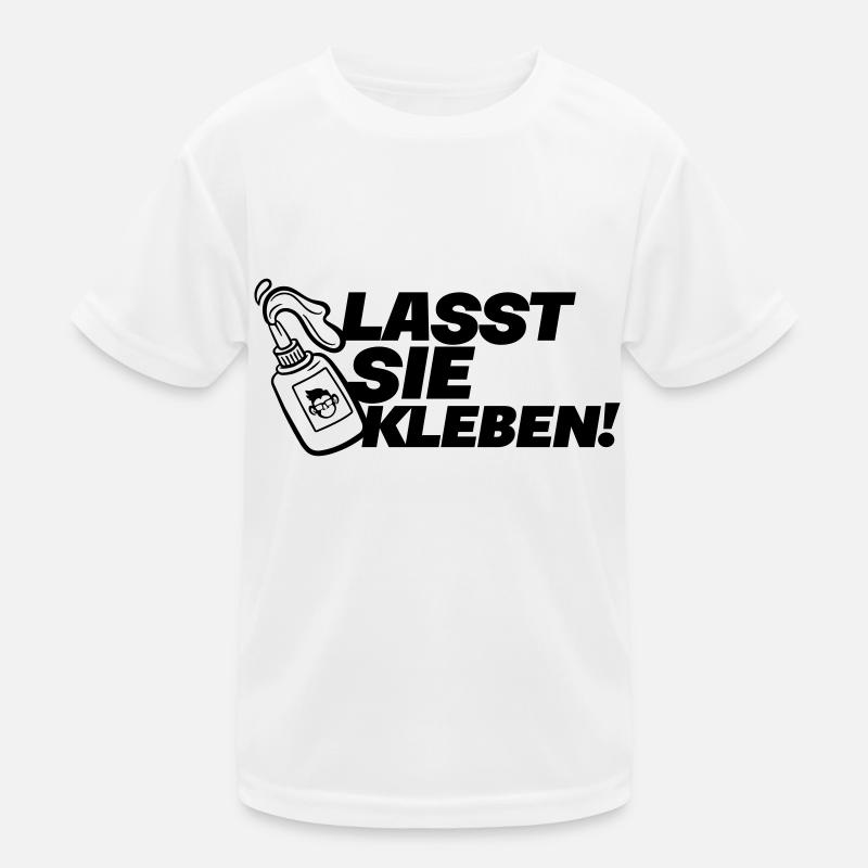Klimakleber - lasst Sie kleben Kinder Funktions-T-Shirt