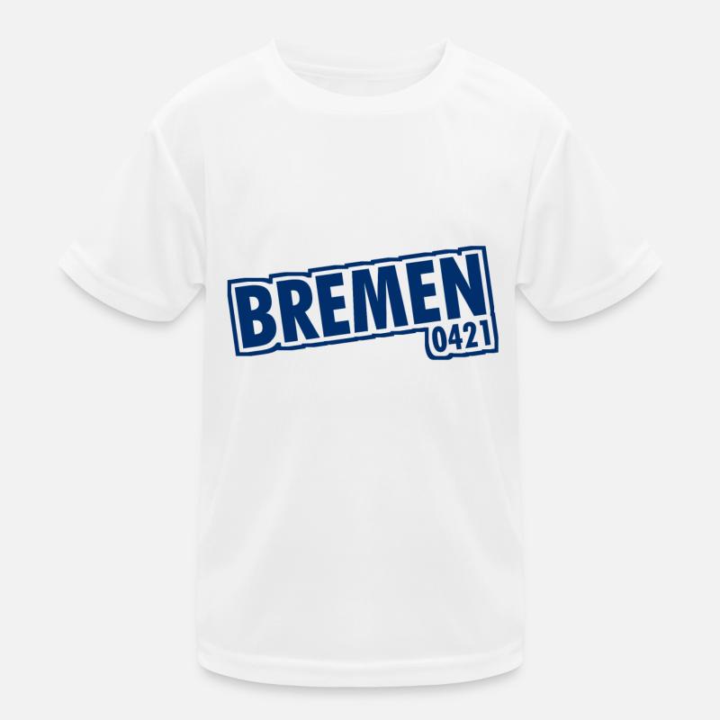 Bremen - 0421 - Area Code Kids Functional T-Shirt