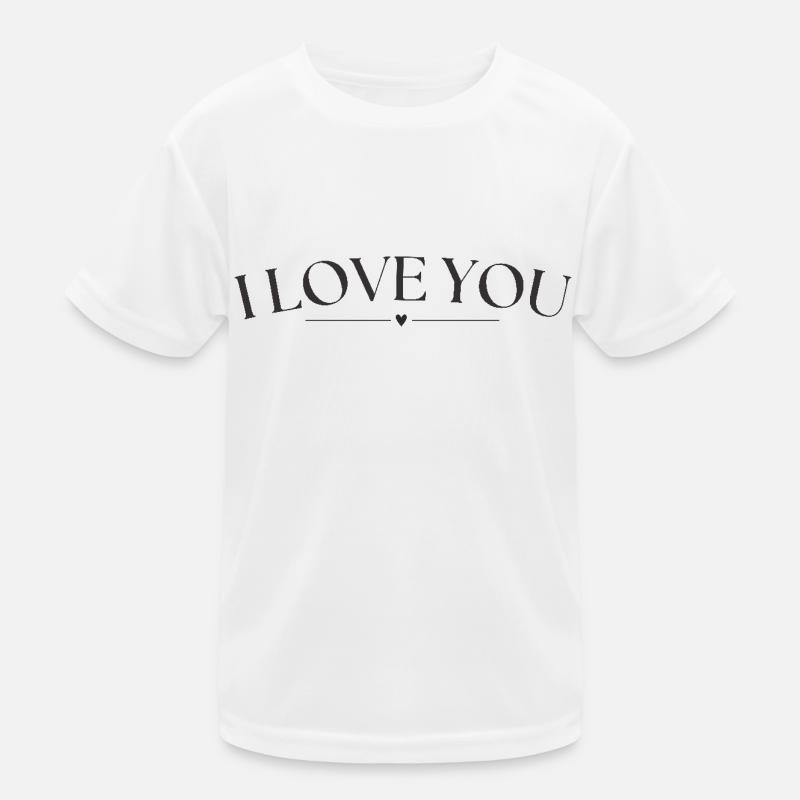 Je t’aime T-shirt sport Enfant