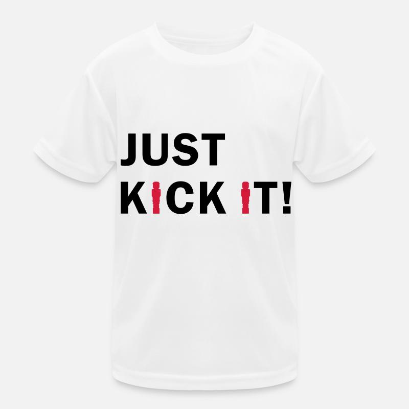 Il suffit de lui donner un coup de pied! (table de baby-foot) T-shirt sport Enfant