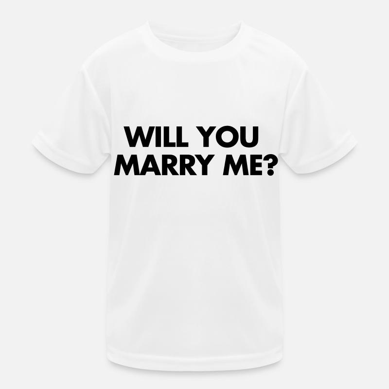Marry Me Kids Functional T-Shirt