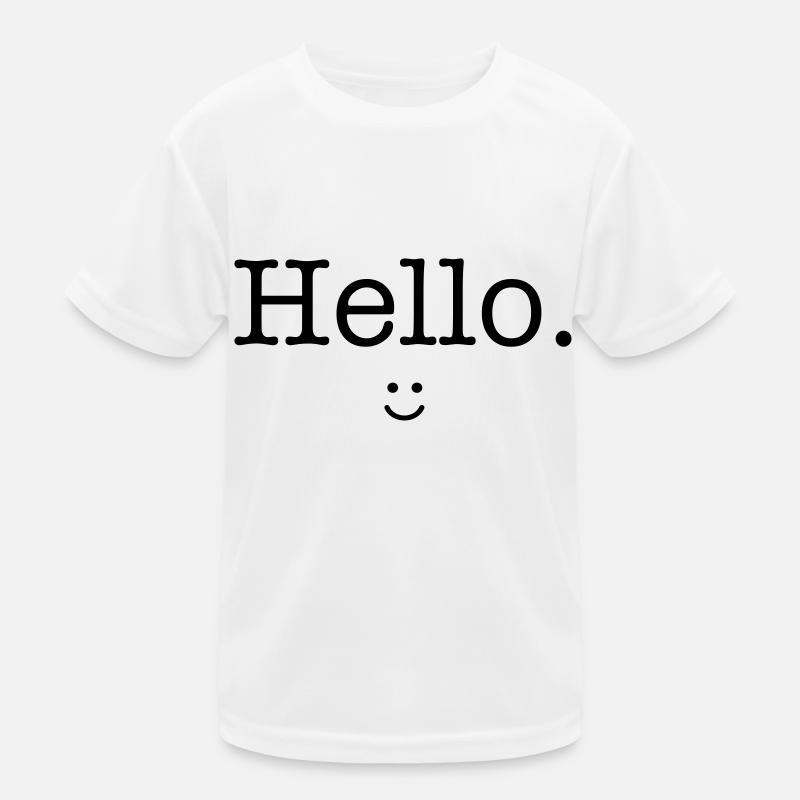 Hello :) Kinder Funktions-T-Shirt