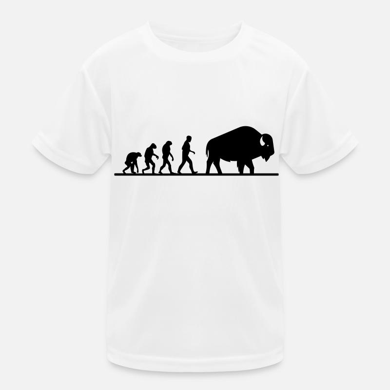 büffel evolution Kinder Funktions-T-Shirt