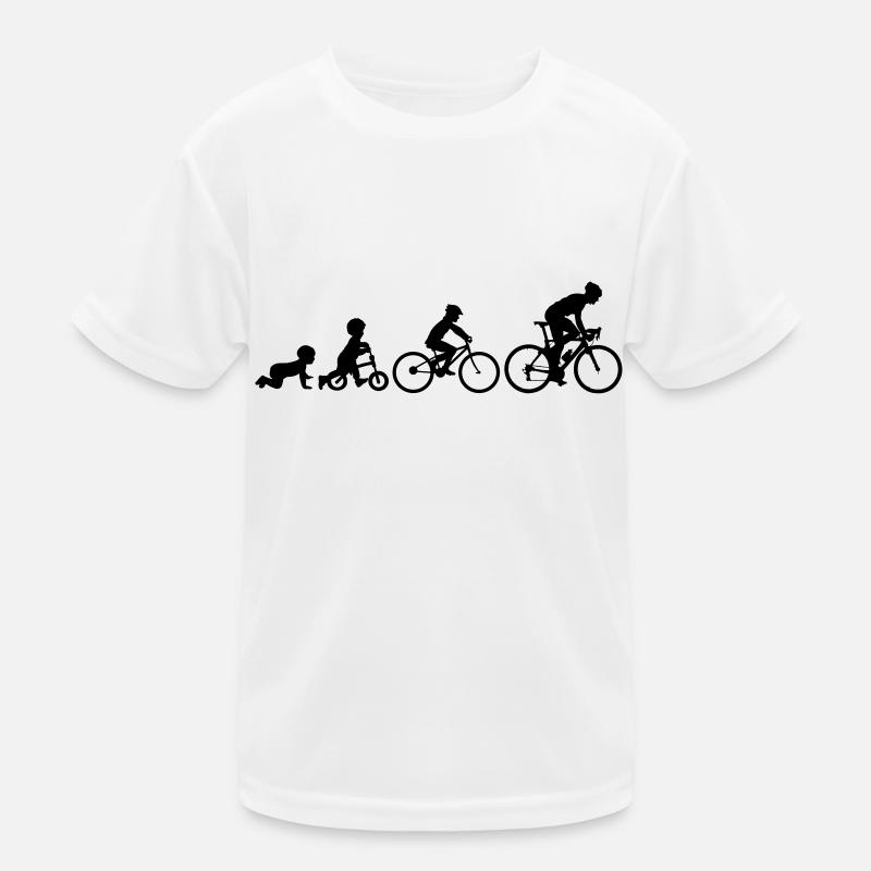 Cyclistes Evolution Vélo Biker Cycliste T-shirt sport Enfant