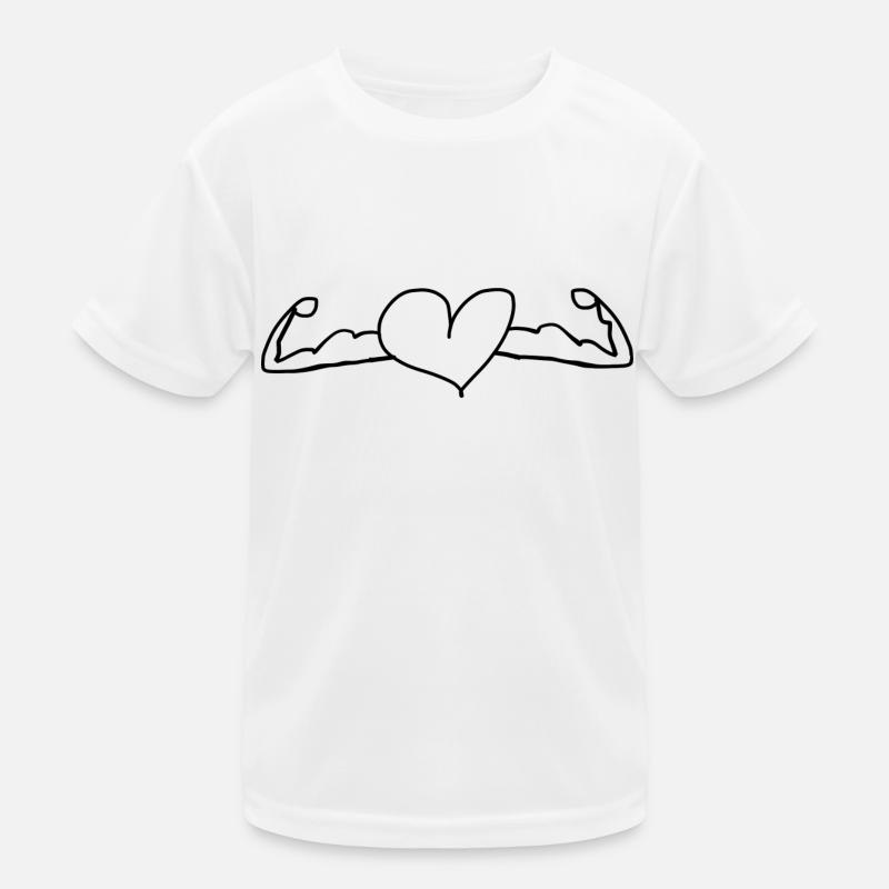 Heart biceps Kids Functional T-Shirt