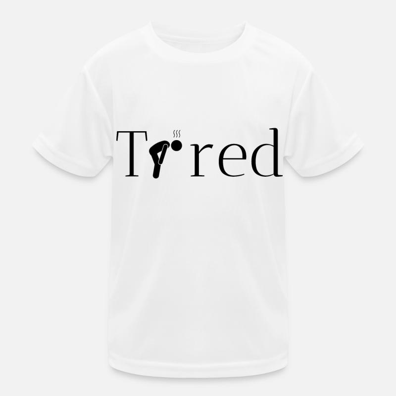 müde originelle geschenkidee Kinder Funktions-T-Shirt