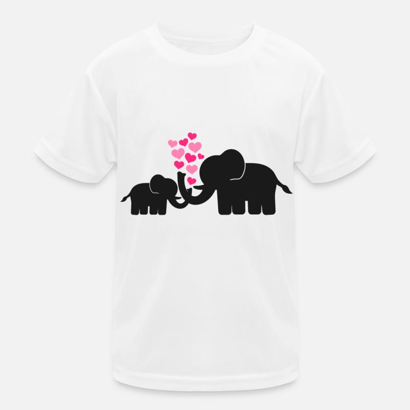 ELEPHANT - Kids Functional T-Shirt - white