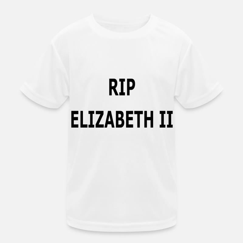RIP ELIZABETH II Kids Functional T-Shirt